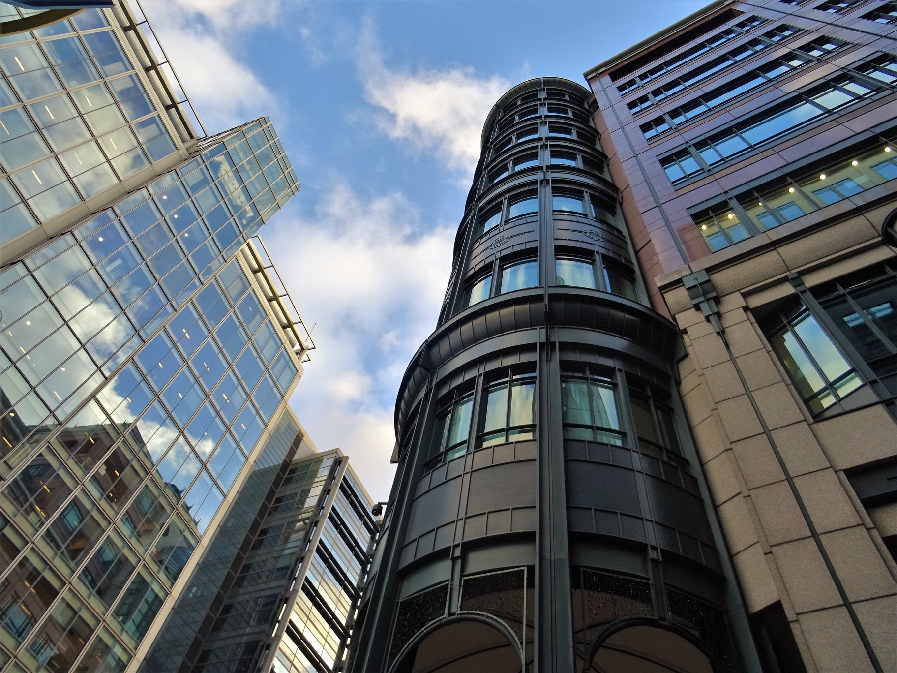 Black Painted Highrise Building